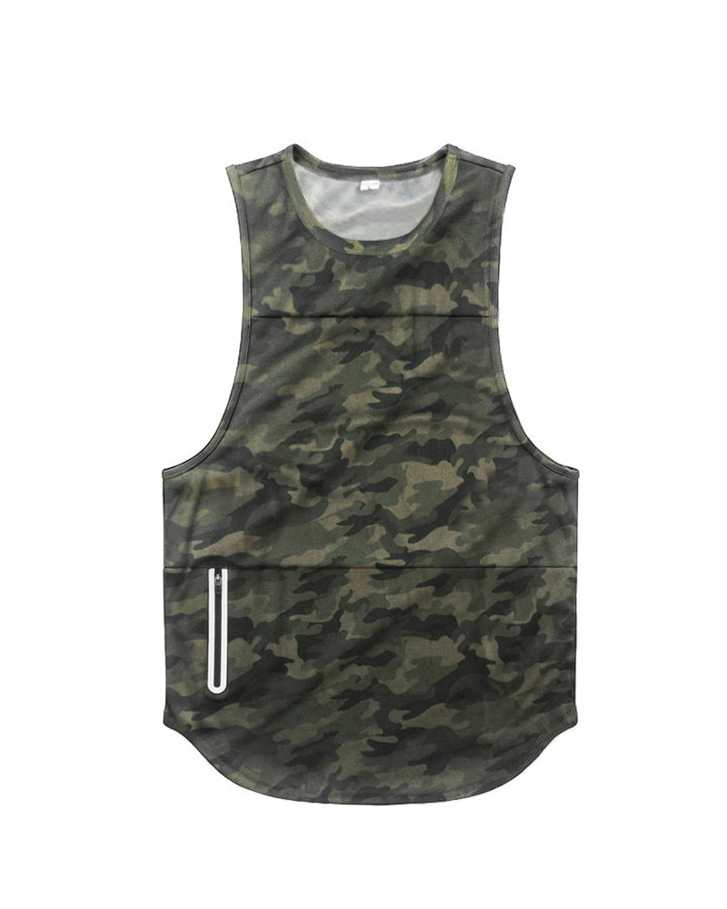 New Summer  Quick-drying Breathable Sporty Gym Vest M-3XL