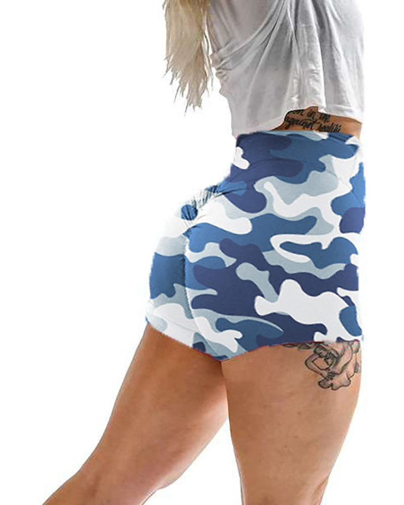 Wholesale Camo Printed Sports Shorts S-XL