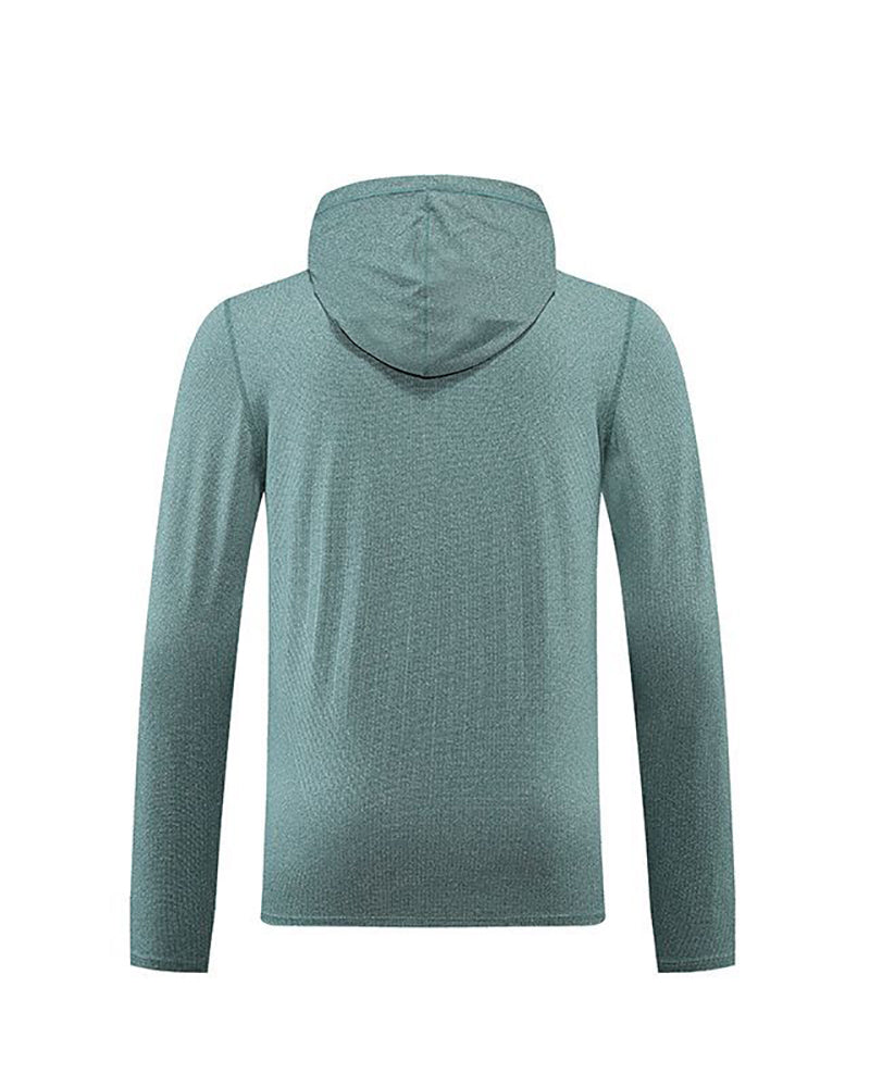 Quick Dry Breathable Hoodies Outdoor Fitness Men&