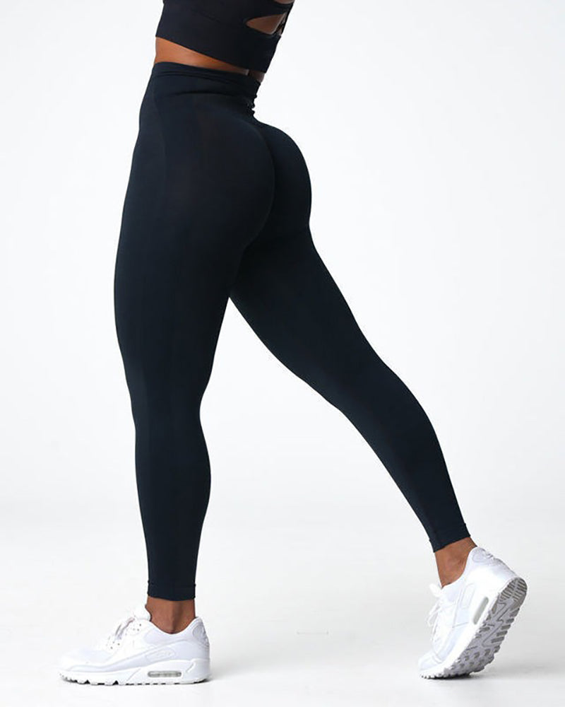 Women High Waist Slim Seamless Yoga Legging S-L