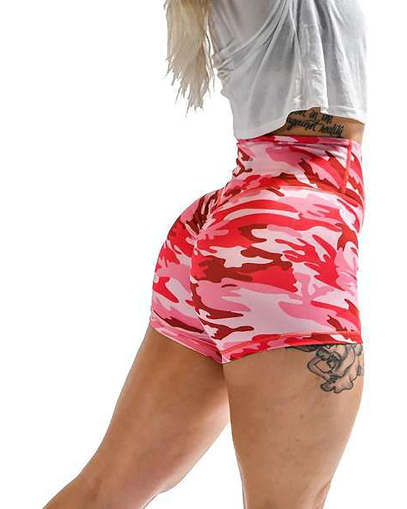 Wholesale Camo Printed Sports Shorts S-XL