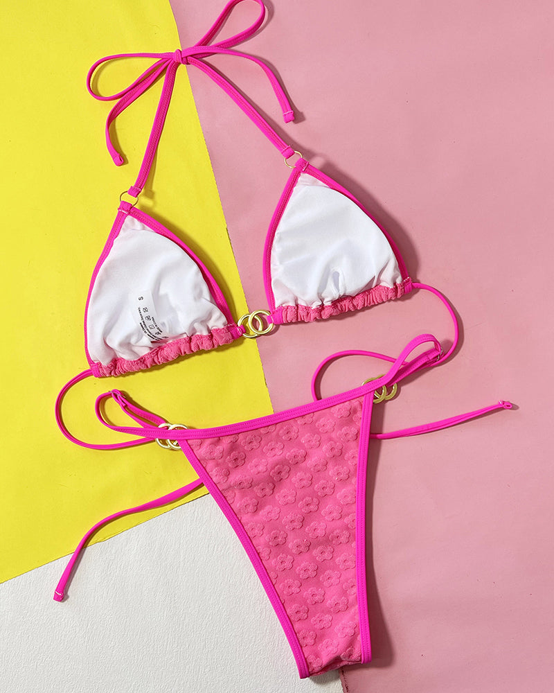 Ins Style Hot 2024 Rosy Bikini S-L