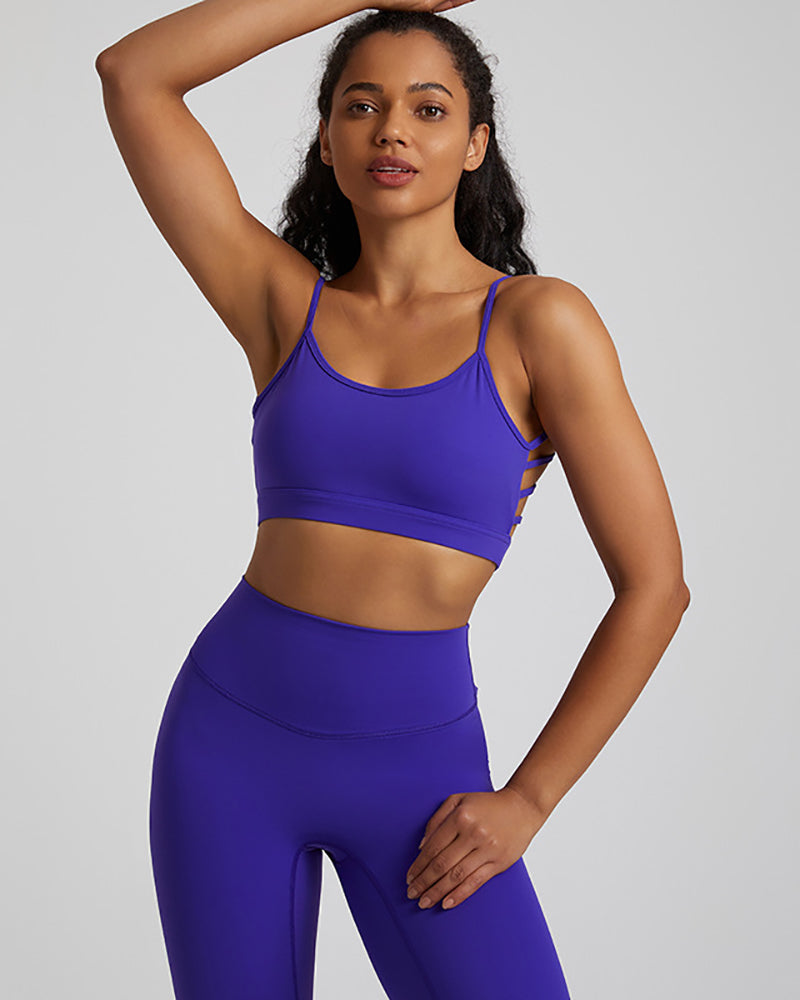 Presale(5-15days waiting) Spring Summer Backless Breathable Running Workout Women Yoga Bra S-XL