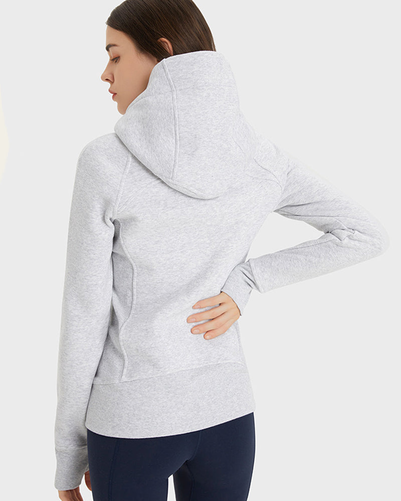 Fall Winter New Thicker Warm Hooded Outdoor Sports Casual Wear Long Sleeve Jacket 4-12