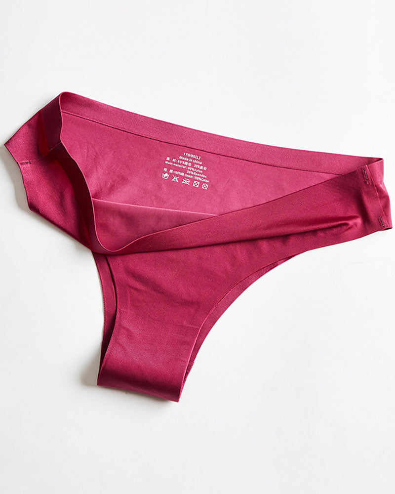 Ice silk Seamless Yoga Sports Thong