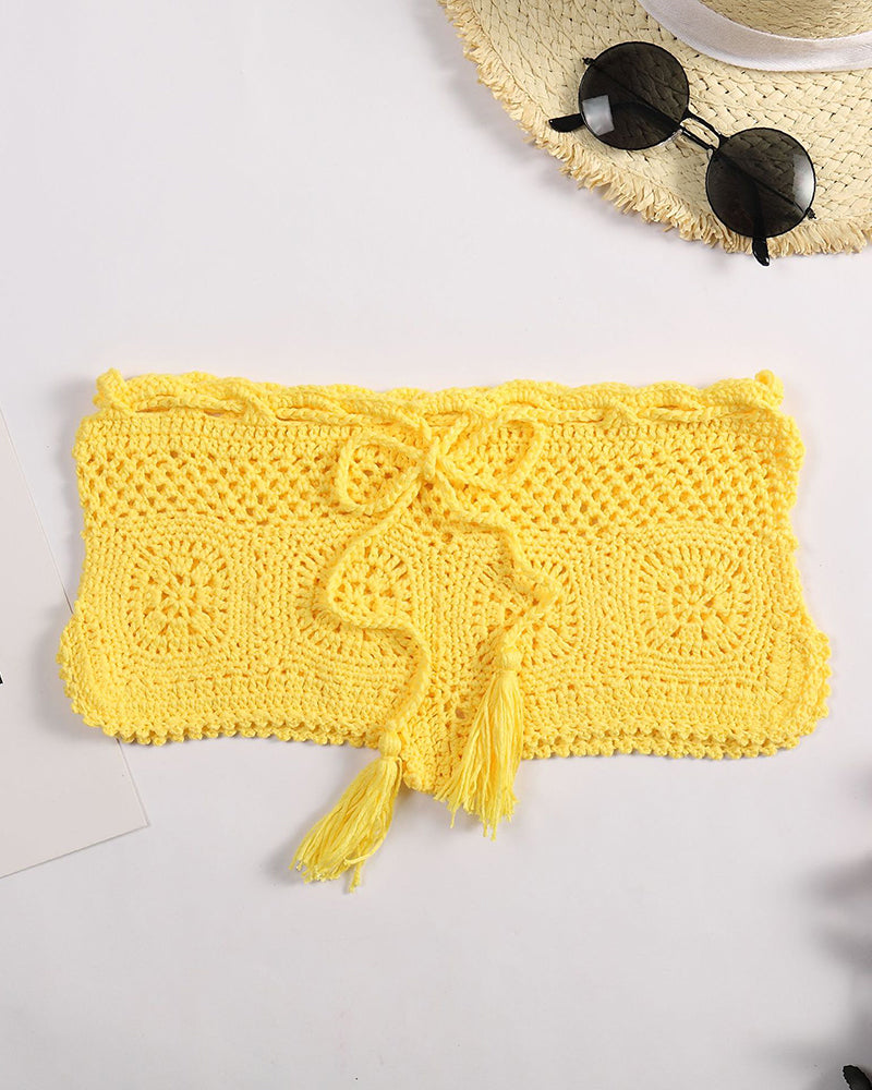 New Women Knit Crochet Shorts Beach Sexy Floral Hollow Out Shorts Ladies Summer Holiday Solid Slim Mini Short Bottoms OM26001