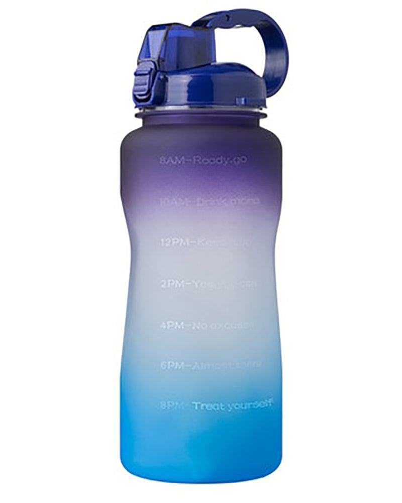 Water Bottle 128OZ 64OZ 3.8L 2L with Unique Timeline Measurements Goal BPA Free Sports Portable Gym Jug Water Bottle with Straw