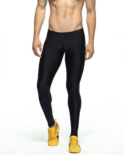 Slim Fashion Sport Wear Newest Men's Legging Pants Black Deep Blue Gold Silver S-XL