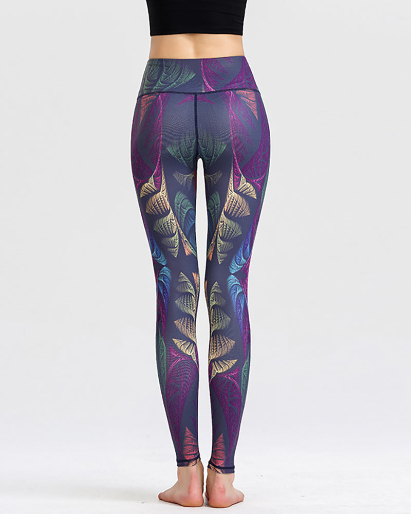 Ladies Fashion New Digital Printed Yoga Pants Women&