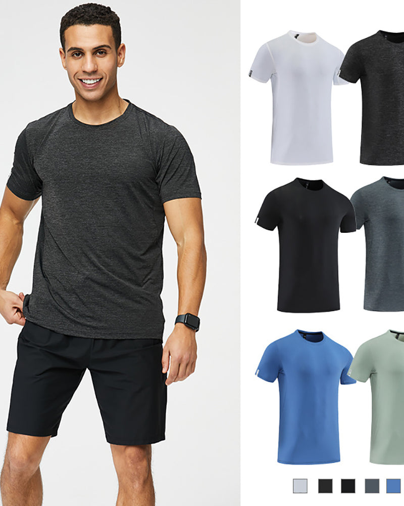 New Quick Drying Running Causal Sports Top T-shirts(6 Colors) S-4XL