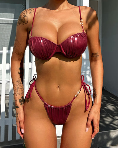 2024 New Coming Cup Women Sexy Bikini Set S-L