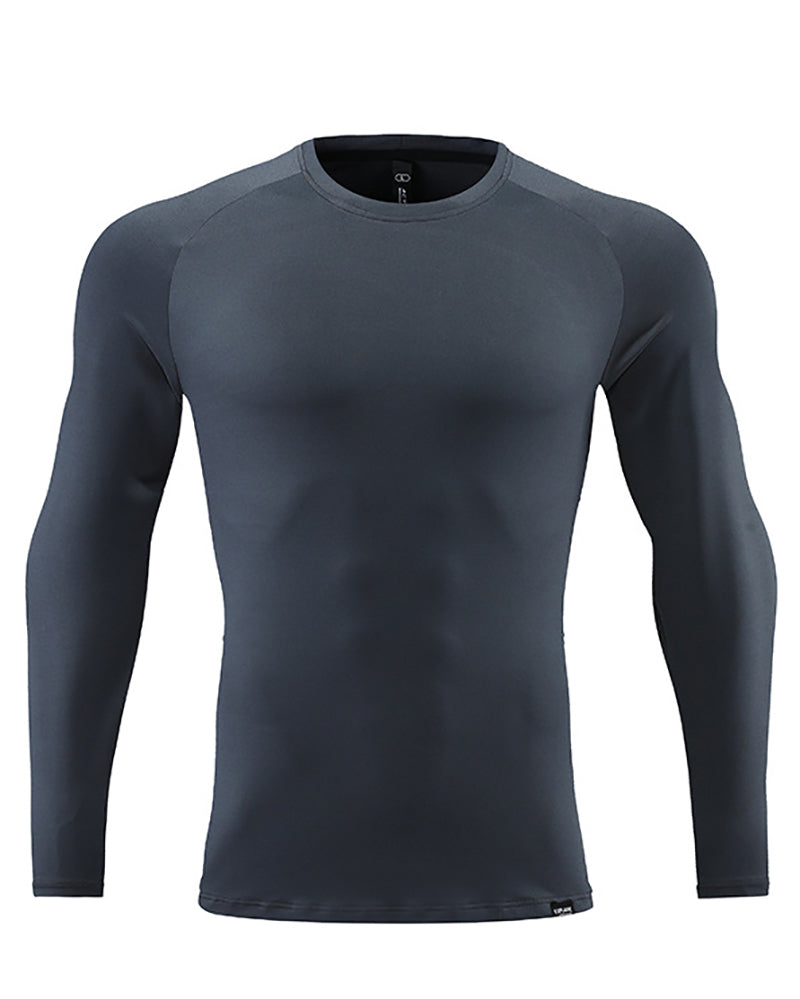 Sports Long Sleeve Crew Neck Men&