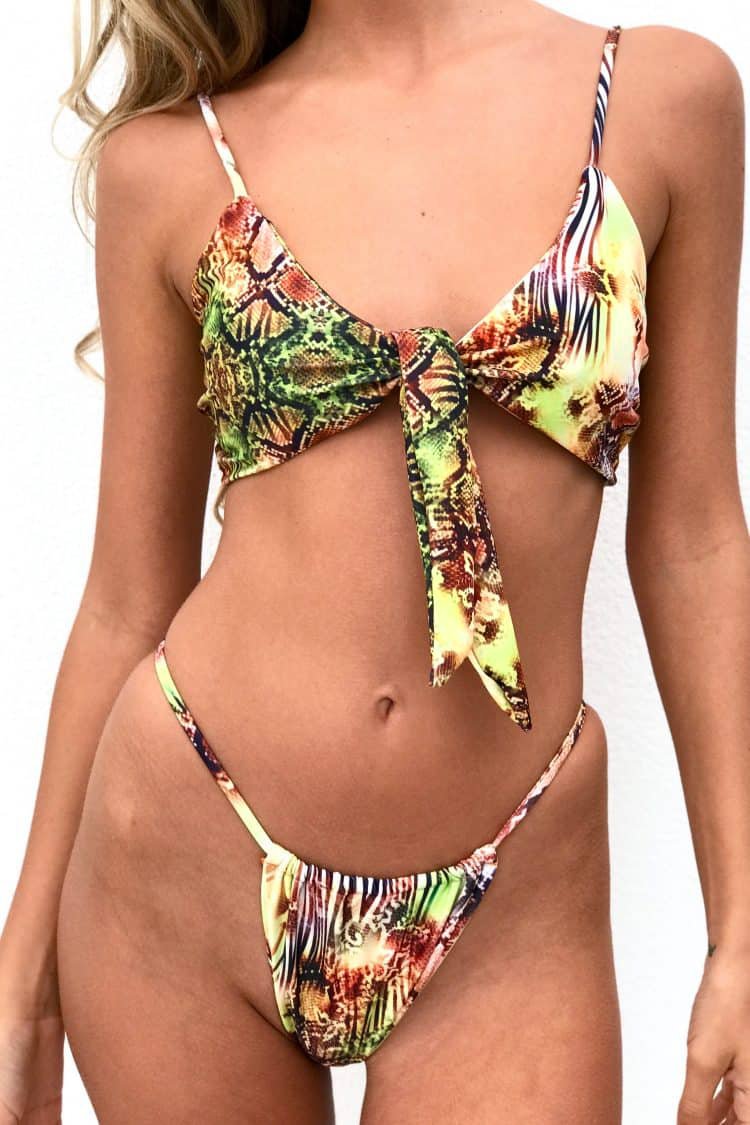 Leopard newest women sexy swimwear OM20436