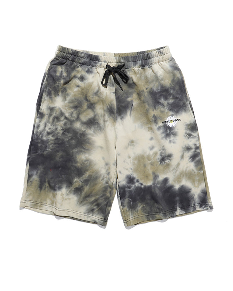 Men Tie Dye Sporty Short Pants M-2XL