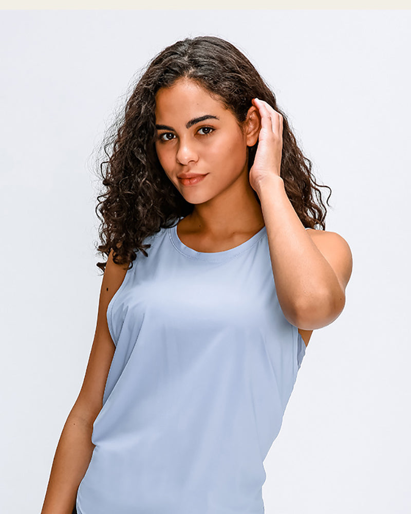 New Women Spring & Summer Breathable Quick Dry New Yoga T-shirt Vest 4-12