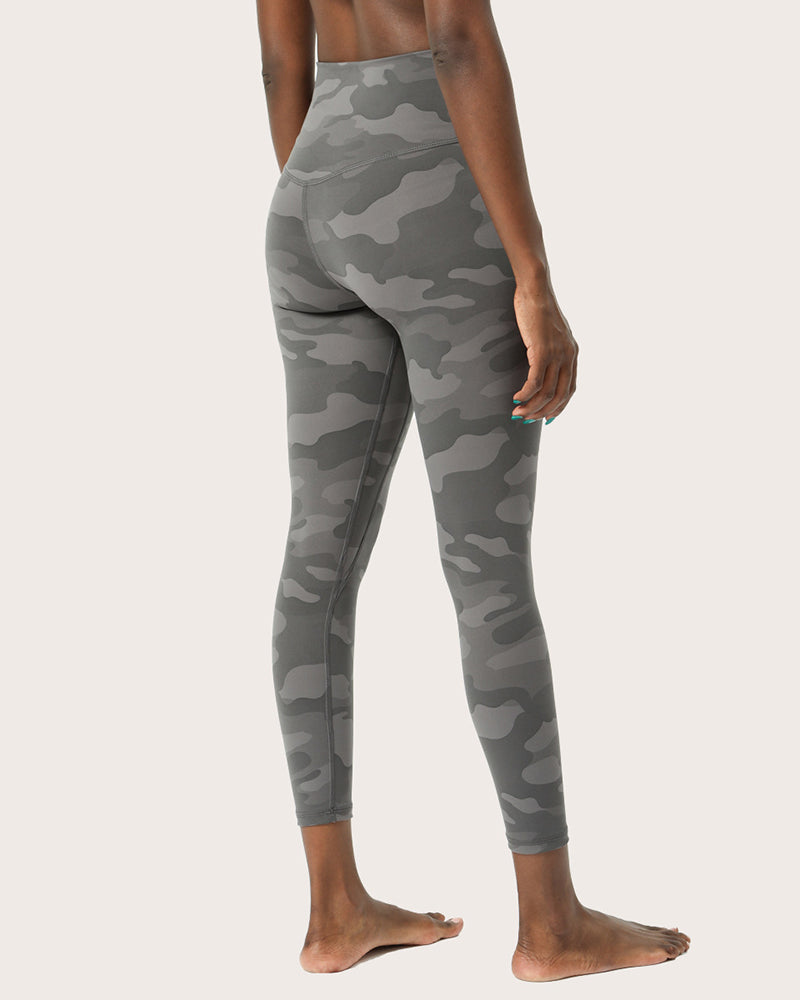 New Camouflage Yoga Pants Nude Print Yoga High Waist Fitness Pants XS-XL