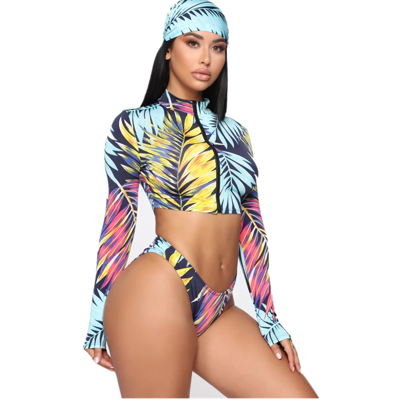 3pcs Multi-color Women Swimwear OM20815