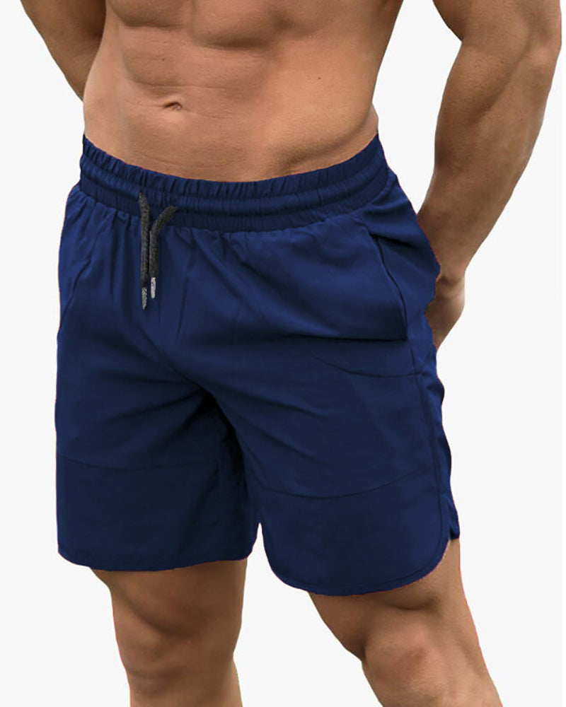 Plain New Summer Shorts Casual Sports Running Men&