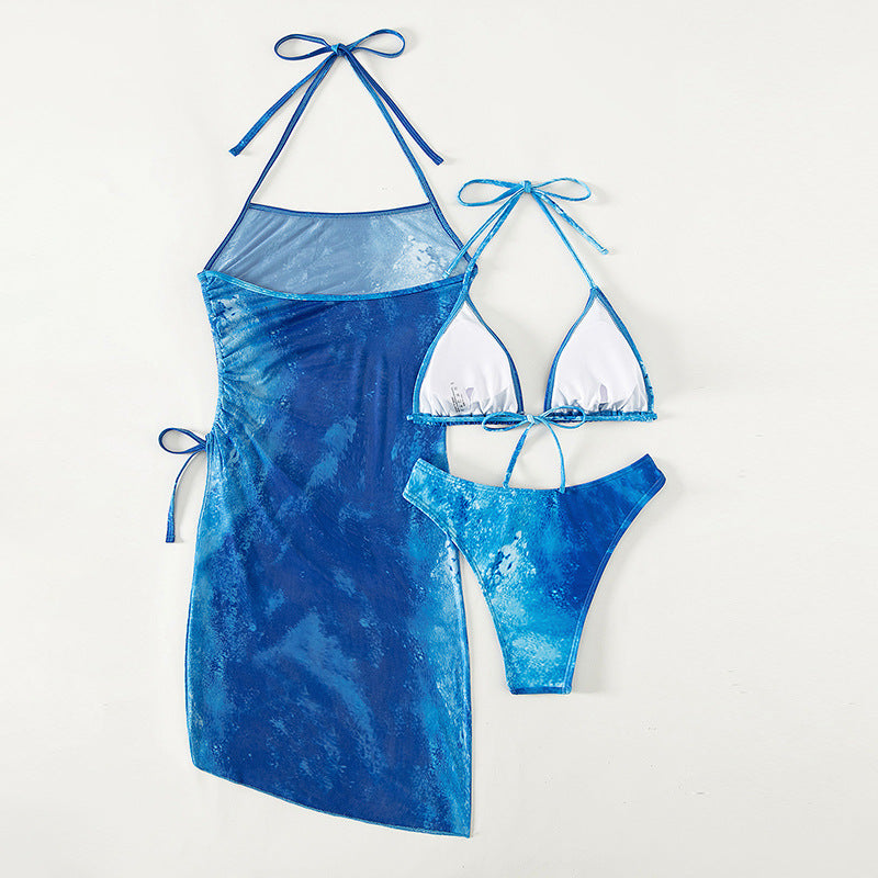 3 Piece Set Wholesale Vacation Beach Swimwear Set