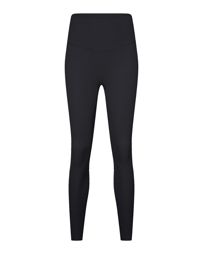 Women Solid Color High Waist Breathable Yoga Leggings 4-12