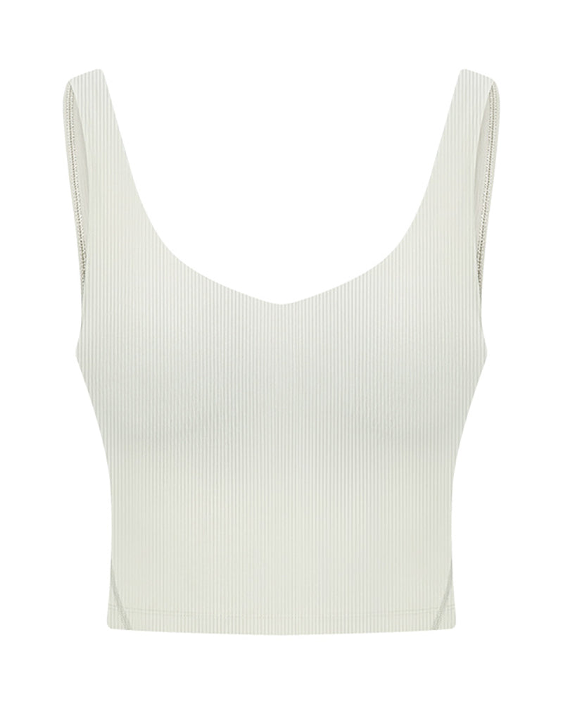 Women V-neck Sleeveless Protect New Sports Vest (with Bra) 4-12