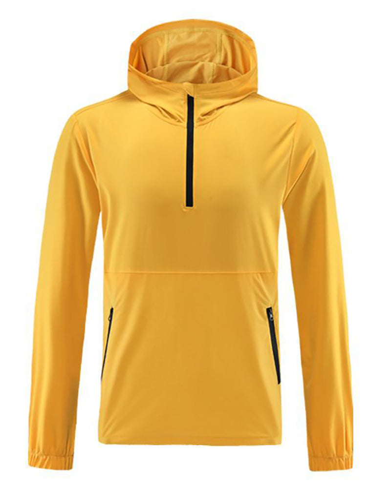 Autumn New Long Sleeve Half Zipper Running Training Top S-2XL