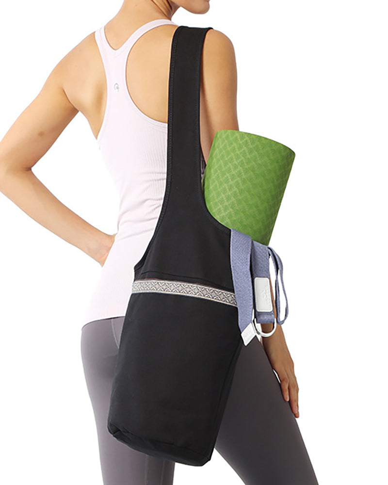 Yoga Mat Pocket With Large Bag And Zip Pocket