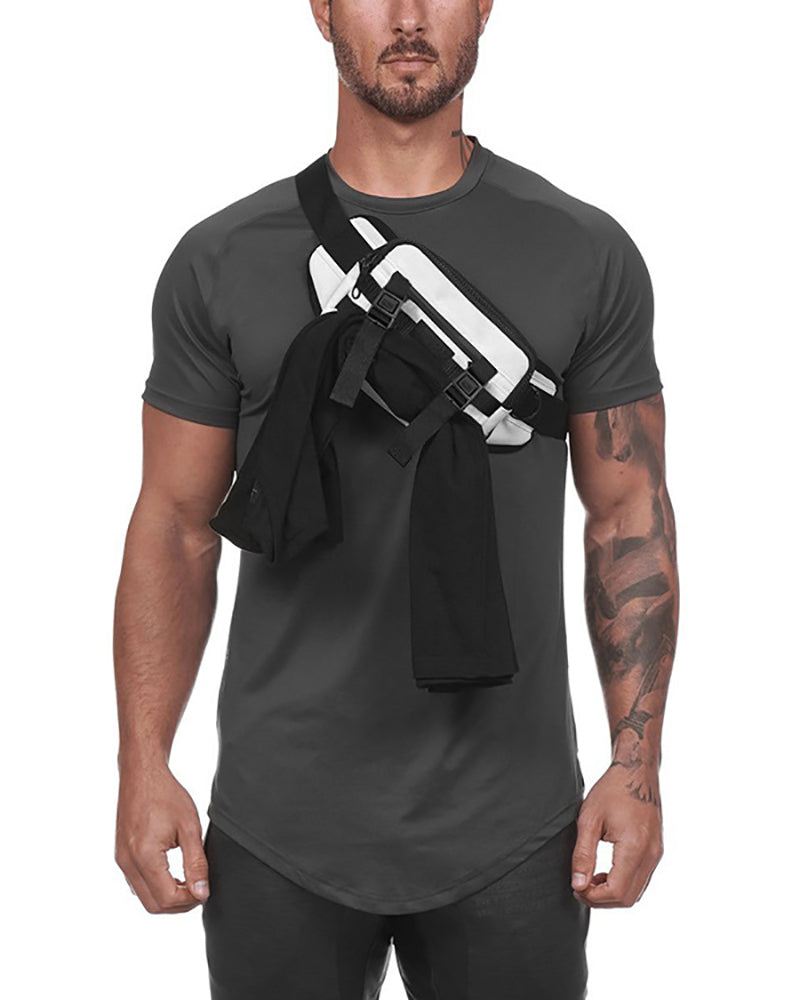 Tactical Crossbody Bag Multi-Functional Storage Close-Fitting Shoulder Bag Men&