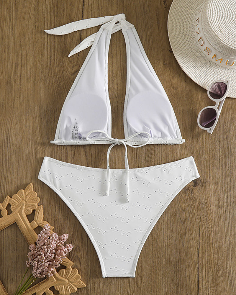 White Factory Wholesale Ladies Two Piece Swimsuit S-L