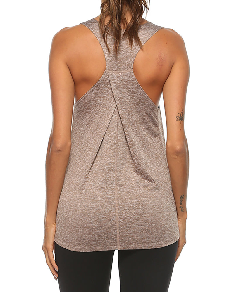 Sleeveless Women Yoga Top Fitness Yoga Clothing Vest Tank S-XXL