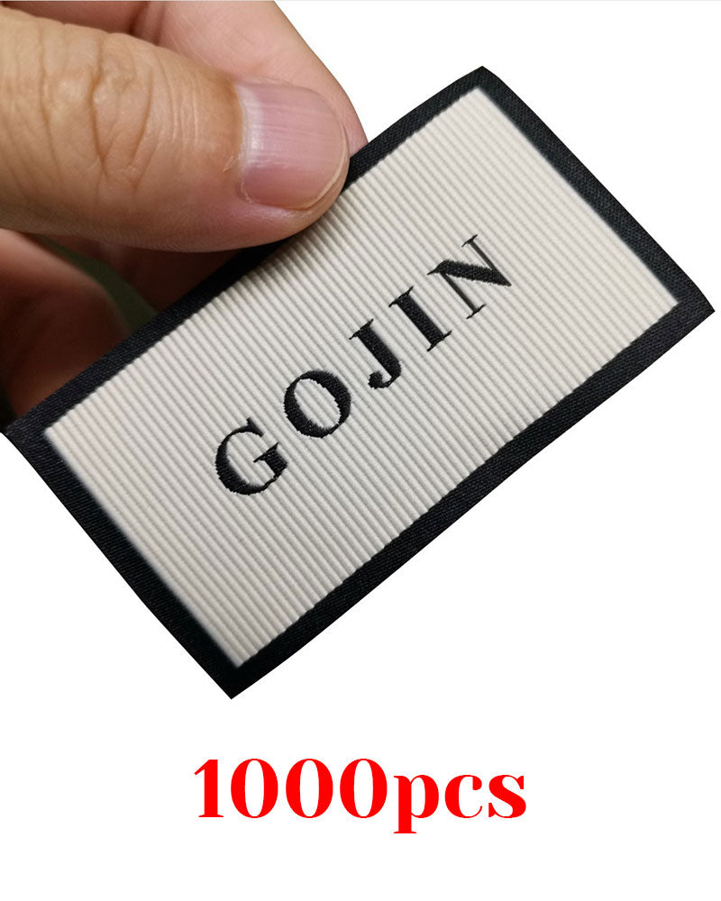 1000pcs OEM Customize Your Brand Woven Label Neck Label