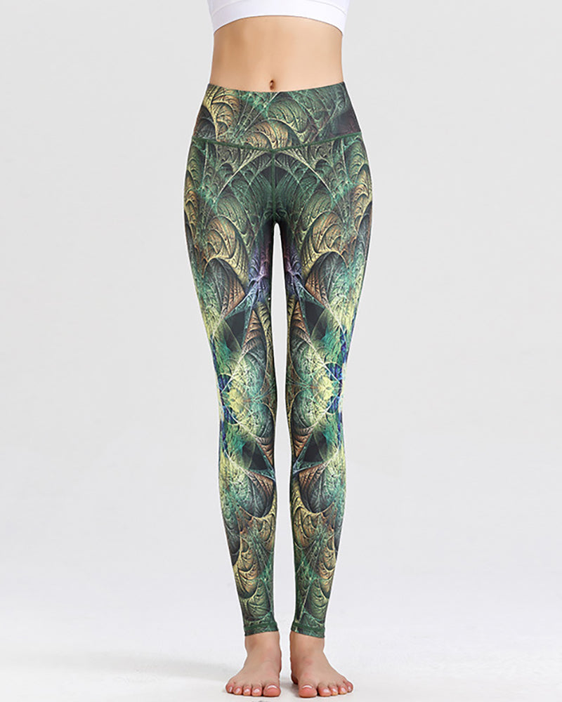 Ladies Fashion New Digital Printed Yoga Pants Women&