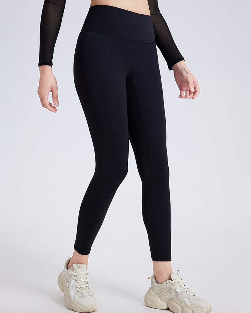 High Waist Hips Lift Quick Drying Outdoor Wear Running Pants S-XL