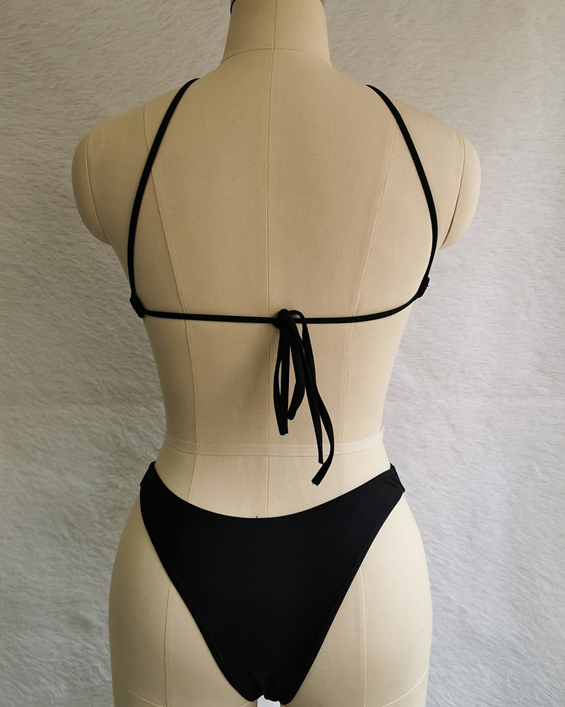 Sexy Hollow Out Criss Cross High Cut High Waist Women One-piece Swimsuit White Black Yellow Blue S-4XL Plus Size Bikini