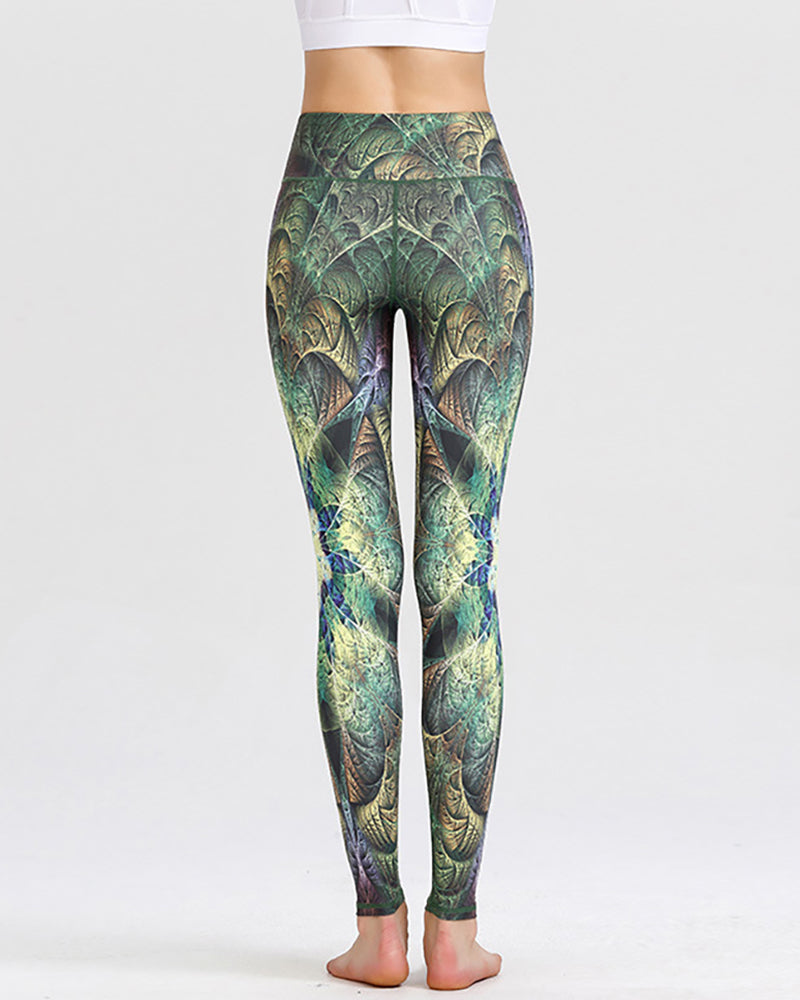 Ladies Fashion New Digital Printed Yoga Pants Women&