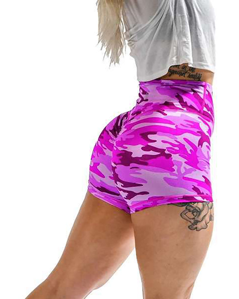 Wholesale Camo Printed Sports Shorts S-XL