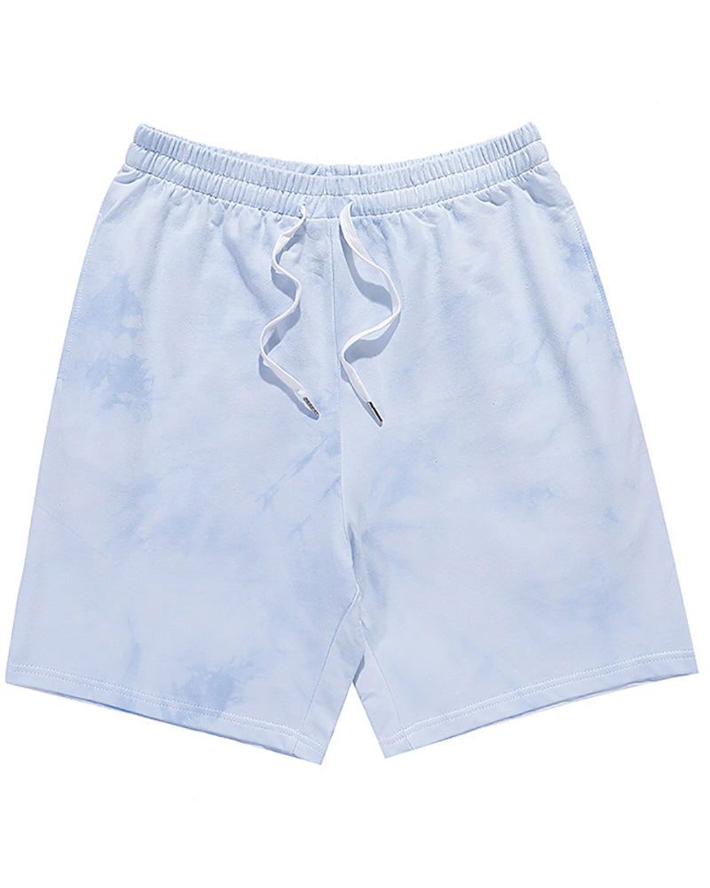 Men Tie Dye Sporty Short Pants M-2XL