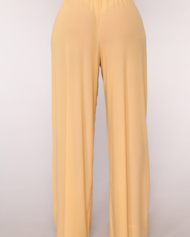 Loose Style Women Mesh Beach Pants