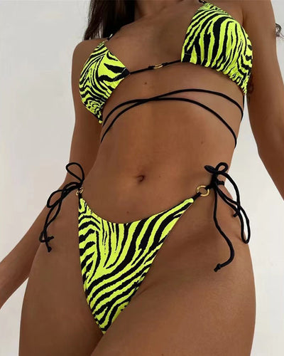 Leopard Printed Women Wholesale Sexy Bikini