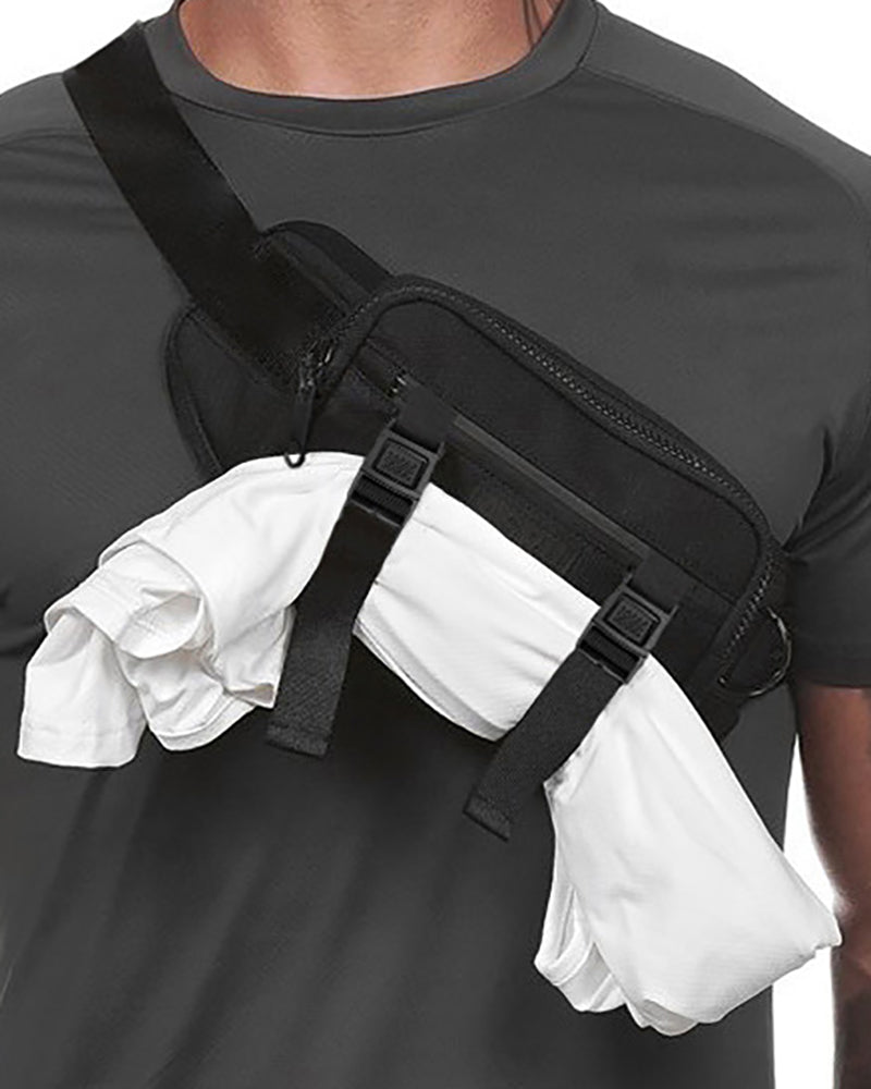Tactical Crossbody Bag Multi-Functional Storage Close-Fitting Shoulder Bag Men&