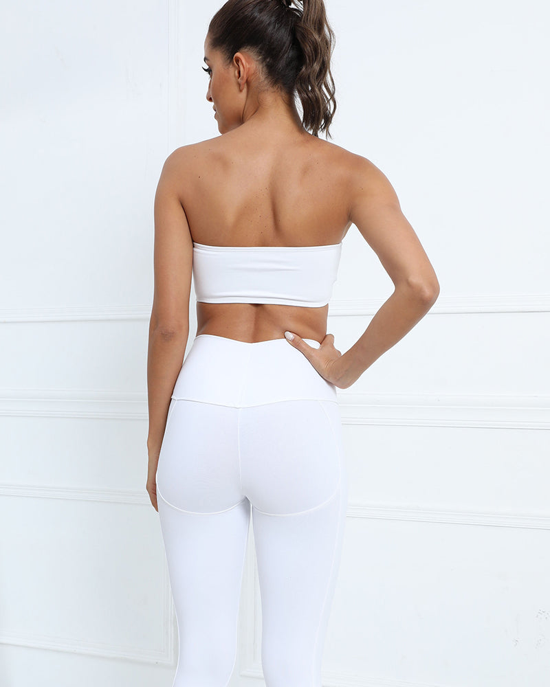 New Strappless One Piece Sports Bra S-L