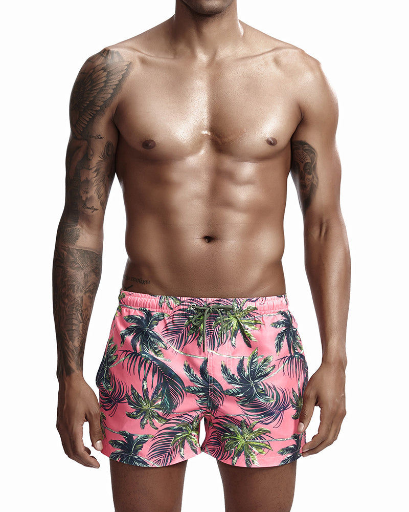 Beach Wear Printed Summer Shorts Loose Men&