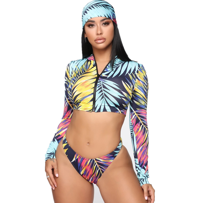 3pcs Multi-color Women Swimwear OM20815