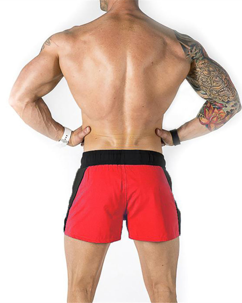 Beach Wear Fitness Mens Hot Summer Just GYM Outdoor Running Quick Dry Shorts Red Green Black Blue M-2XL