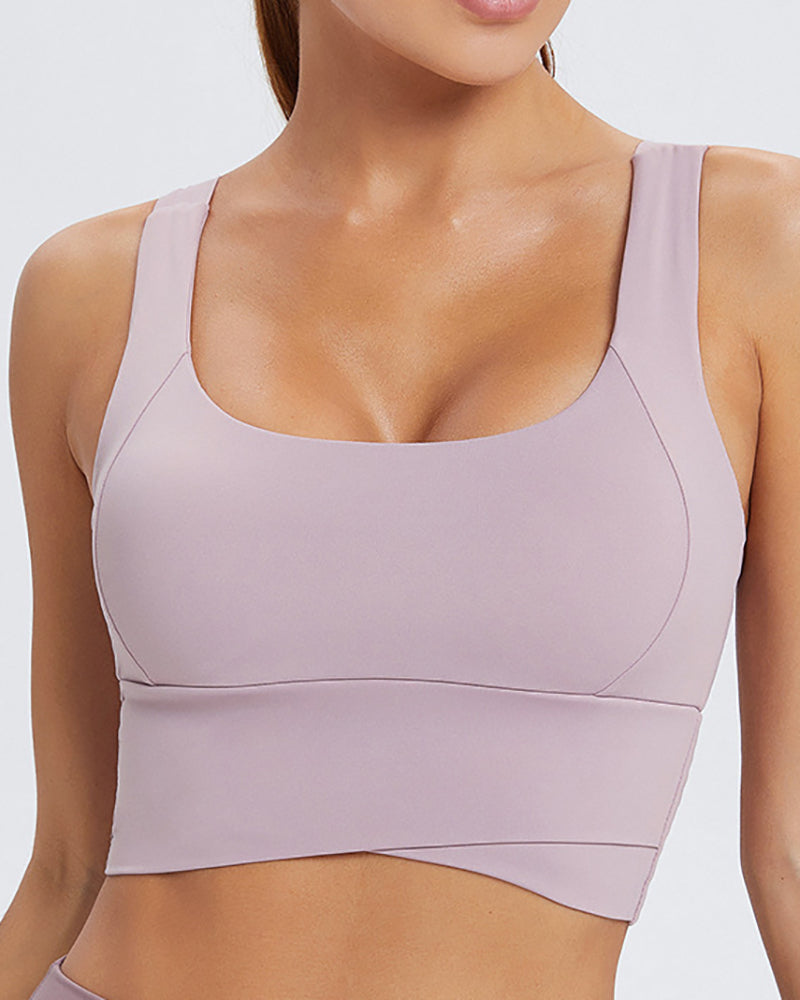 Sling Yoga Sports Underwear Shockproof Sports Bra S-L