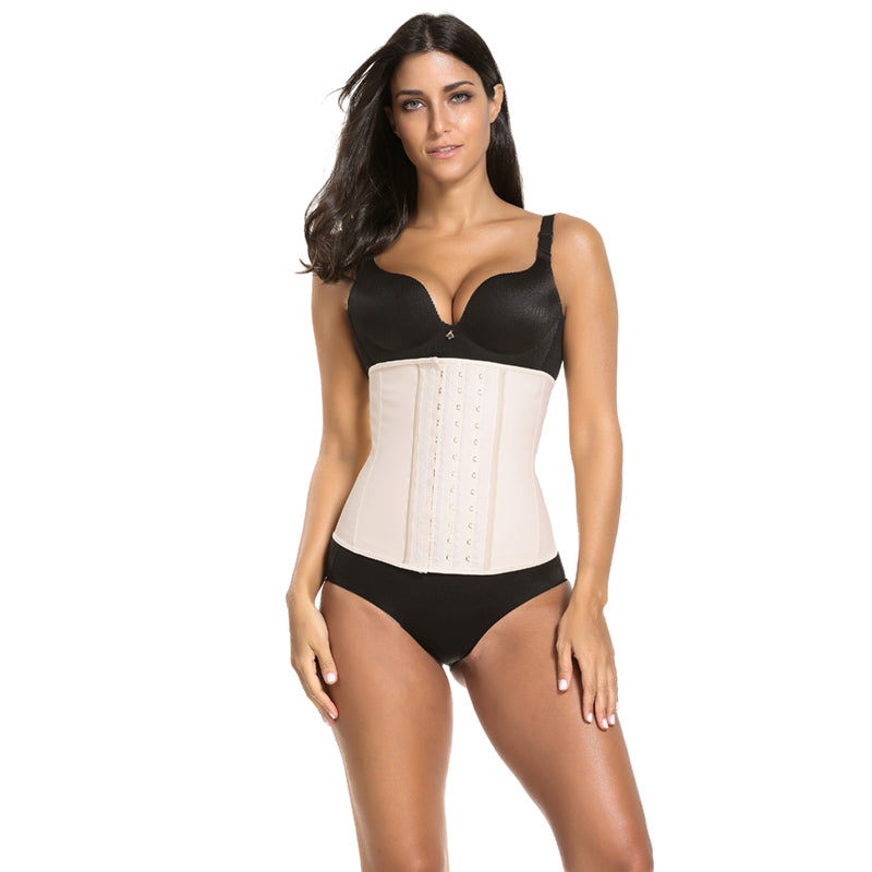 Top Grade Rubber Buckle Waist Latex Corset