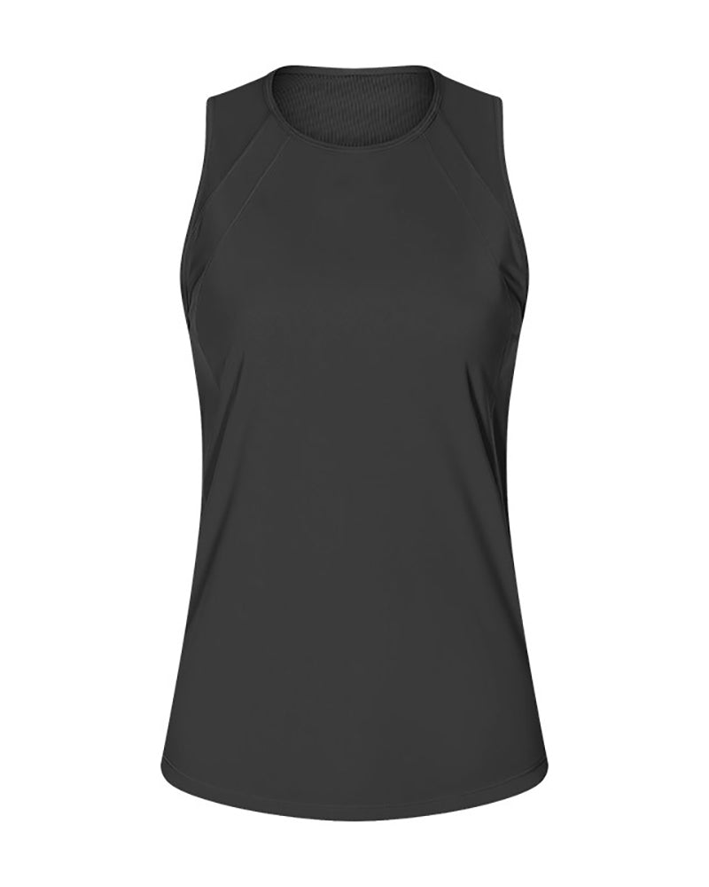 Woman Mesh Back Breathable Quick Dry Running Summer Vest 4-12