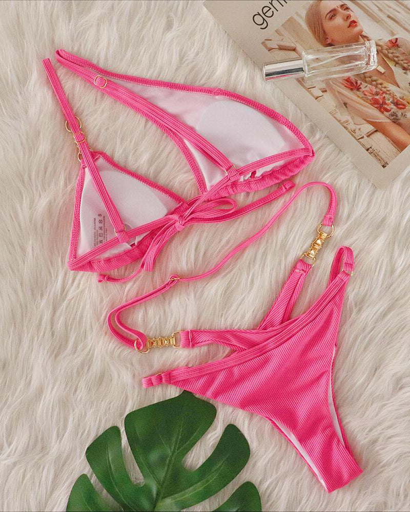 Single Shoulder Women Hot Style Bikini