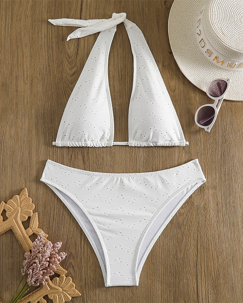 White Factory Wholesale Ladies Two Piece Swimsuit S-L