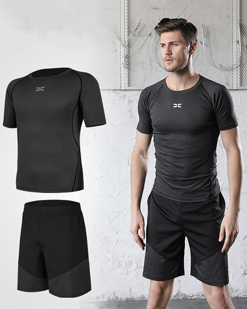 Mens Cation Casual Running Sports Training Sports Suits Active Wear S-3XL